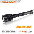 Maxtoch SN6X-20 Super Bright 6000 Lumen lanterna de LED forte